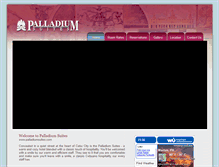 Tablet Screenshot of palladiumsuites.com
